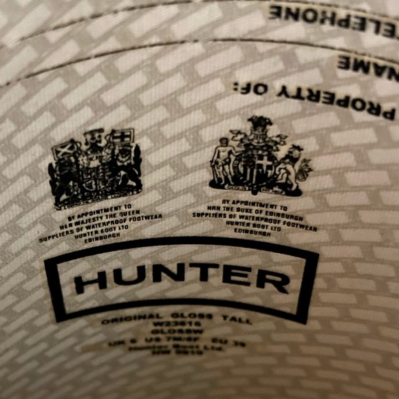 Hunter Tall Black Rain Boots - Picture 6 of 15